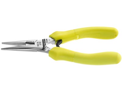 (193.16CPEF)-Fluorescent Short Straight Nose Pliers-6.5"
