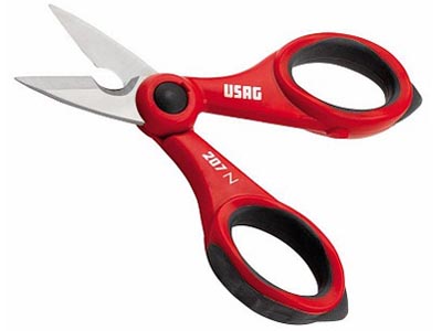 (207 N) -Electrician's Scissors w/Cable cutter (USAG)