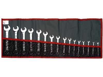 (39.JE16T)-16pc Short Combination Wrench Set (3.2-17mm)