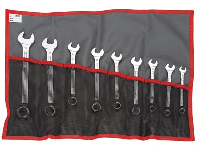 (41.JE9T)-9pc Offset Combination Wrench Set (8>19mm)
