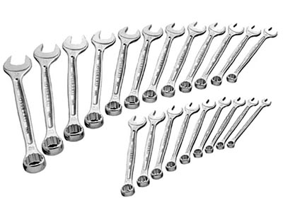 (440.JU21)-21pc Fractional Combination Wrench Set (1/4-1 1/2")