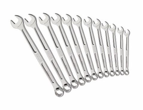 (441.JP12)-Grip Series Mid-length Comb Wrench Set-12pc (8-19mm)(