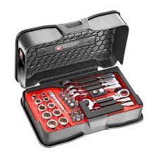 (467BS.BOX) -Compact Ratcheting Combination Wrench & Socket Set