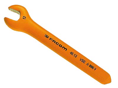 (46.19VSE-lowvolt)-Insulated Open-end Wrench-19mm (low voltage o