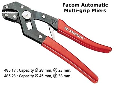 (485.23) -Automatic MultiGrip Pliers-9"
