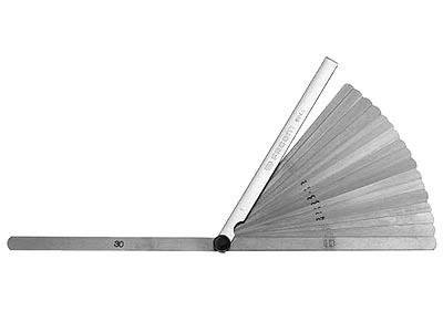 (804.L) -Long Metric Feeler Gauge Set (19 blades)(USAG)