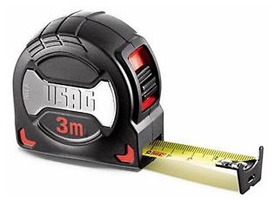 Tape Measure (Metric) with ABS Body-3m (897A.319-USAG)