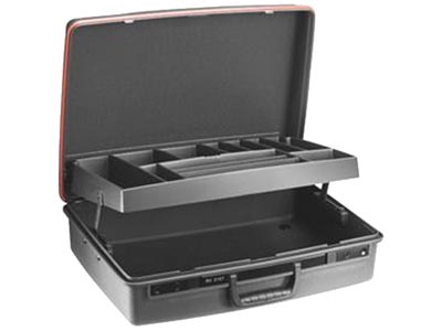 (BV.21ST) -Tool Case w/Compartment Top & Clear Bottom (Frt!)
