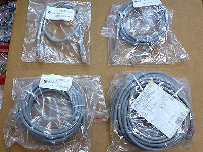 Cat 5 Cables (4pc Set)(2', 5', 9' & 25')