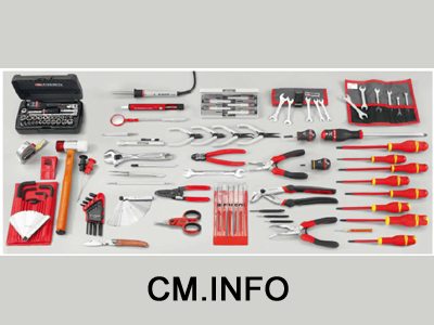 (CM.INFO) -Electro-Mechanical Metric/Fractional Tool Set (119pc)