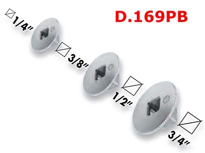 (D.169) -Compact 3pc Adapter Set (1/4>3/8, 3/8>1/2, 1/2>3/4)