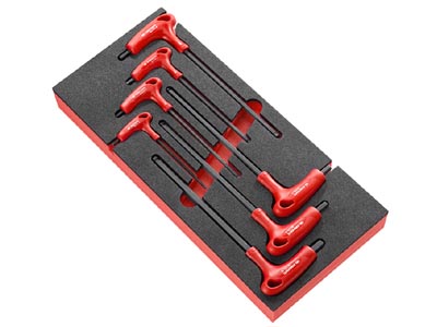(MODM.84TZS-spec)-7pc Soft Grip P-handle Hex Key Set (3-10mm)(F)