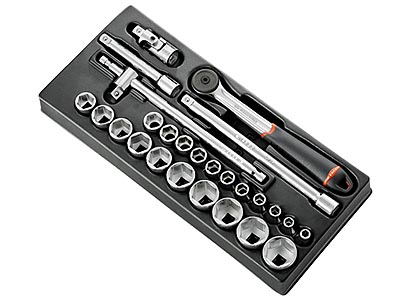 (MOD.S161-46)- 1/2" Drive Metric Tool Module Set (10-32mm)