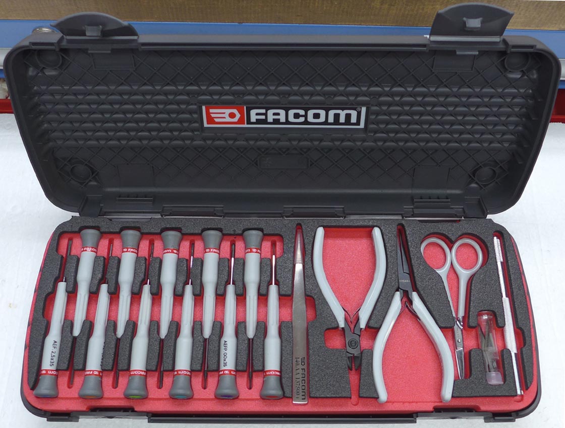 MT.J1 Facom, Ensemble d'outils de précision, Micro-Tech®, outils assortis