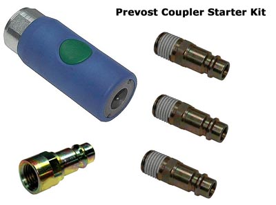 Prevost Hi-Flow Coupler Starter Kit-3/8" NPT Female