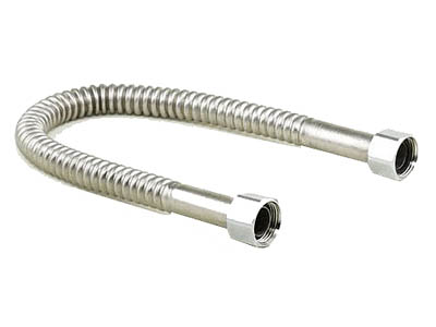 Stainless Steel Faucet Supply Hose (3/8" Comp x 3/8 Comp)-16"