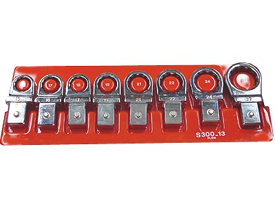 (S.300-13)-Torque Wrench 8pc Ring End Attachment Set (16-27mm)