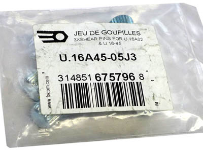 (U.16A45-05J3)-Shear Pin Set for U.16B32 & U.16A-45 Presses)