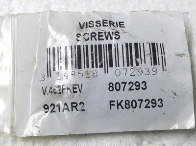 (V.462FKEV) -Screw Kit-for Facom/USAG V.462F & V.472F